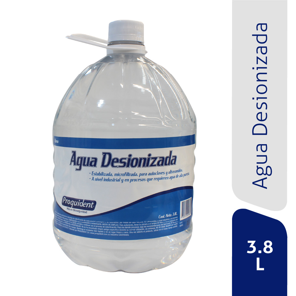 Agua desionizada (3.8mL)